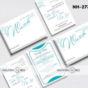 Thiệp cưới Hiếu Nguyễn thiết kế
